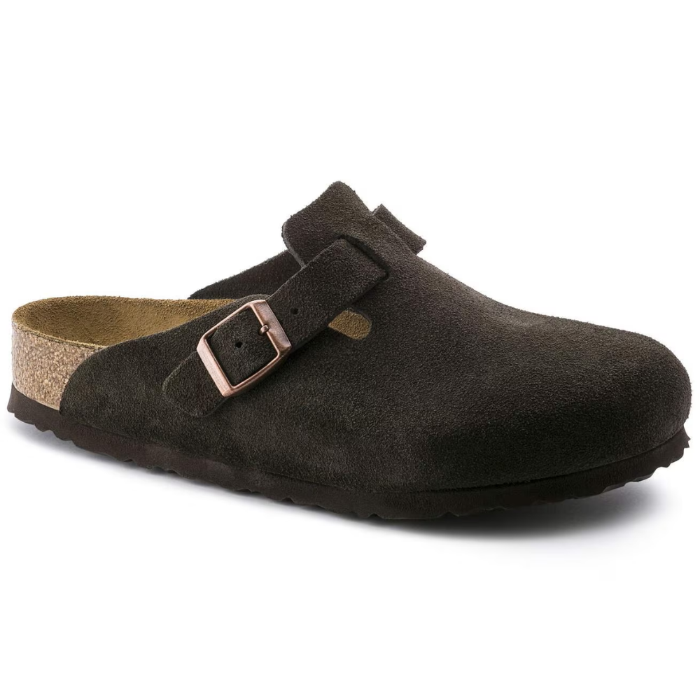 Boston Suede Cork Clogs