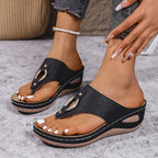 Muriel - Fashionable Comfort Wedge Sandals