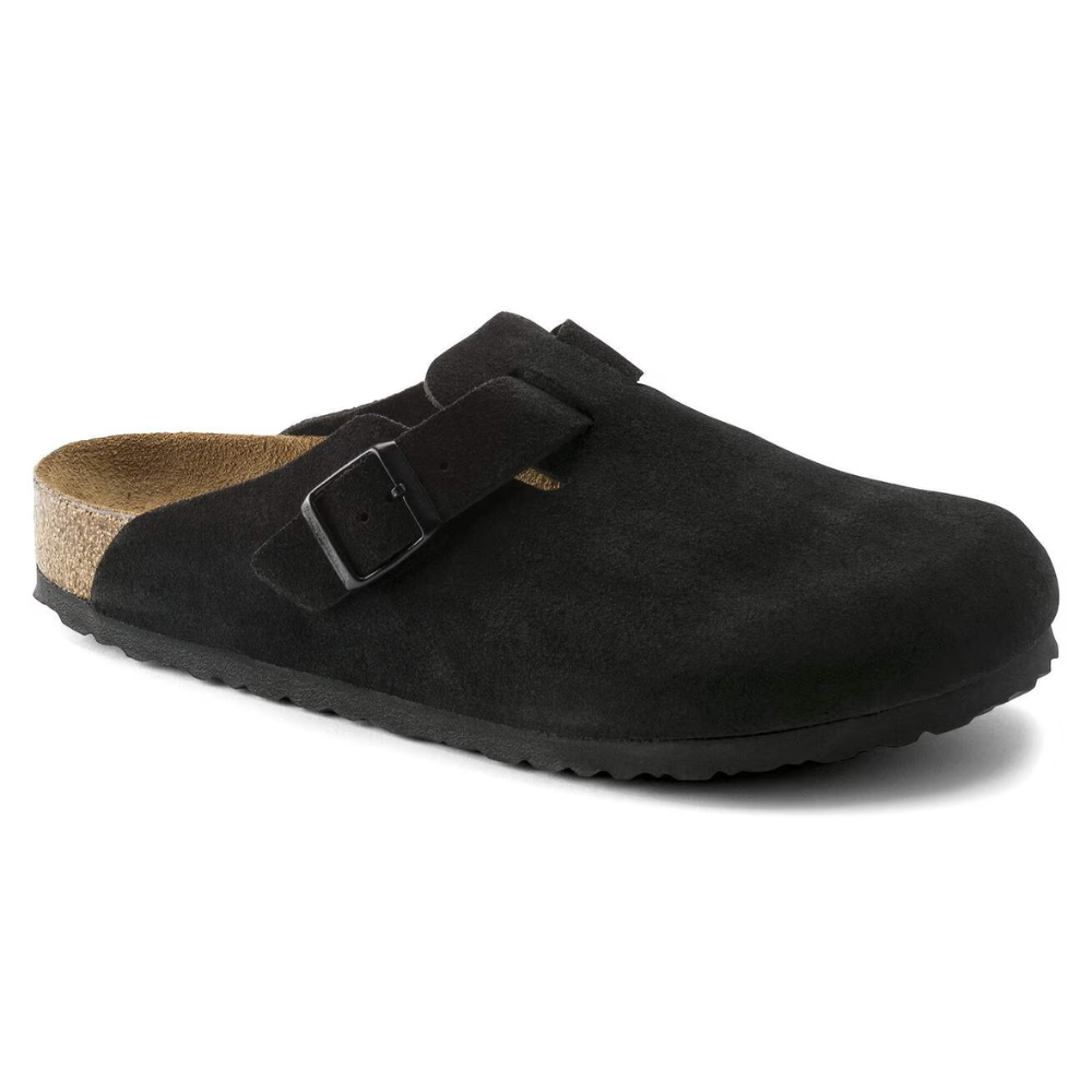 Boston Suede Cork Clogs