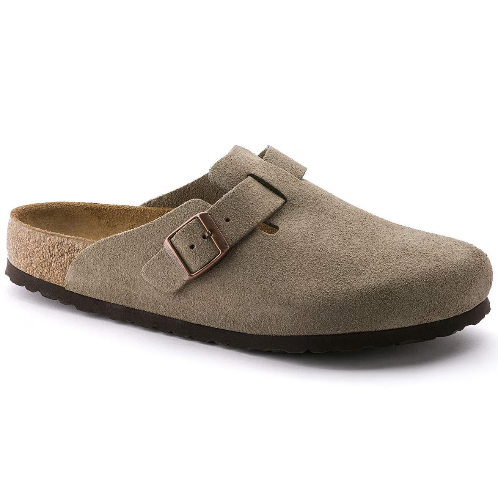 Boston Suede Cork Clogs