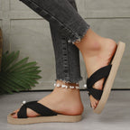 BELLAIRE™ Pearl Bow Sandals