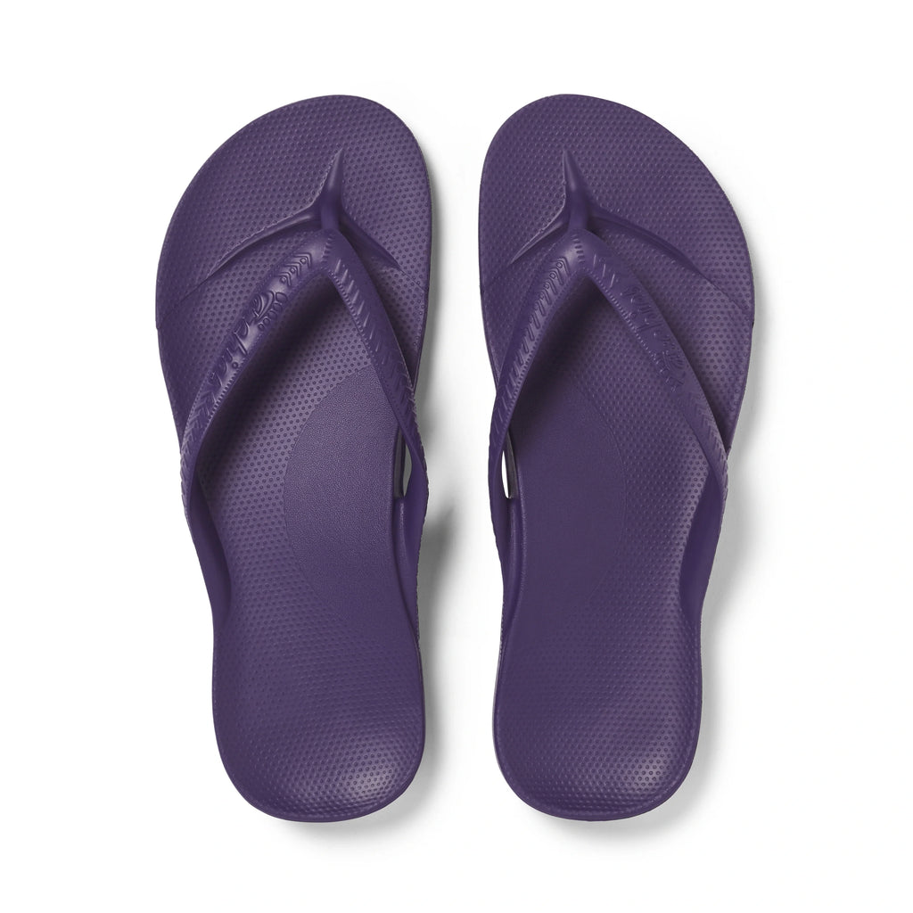 Arch Support Flip Flops - Classic - Acai Purple