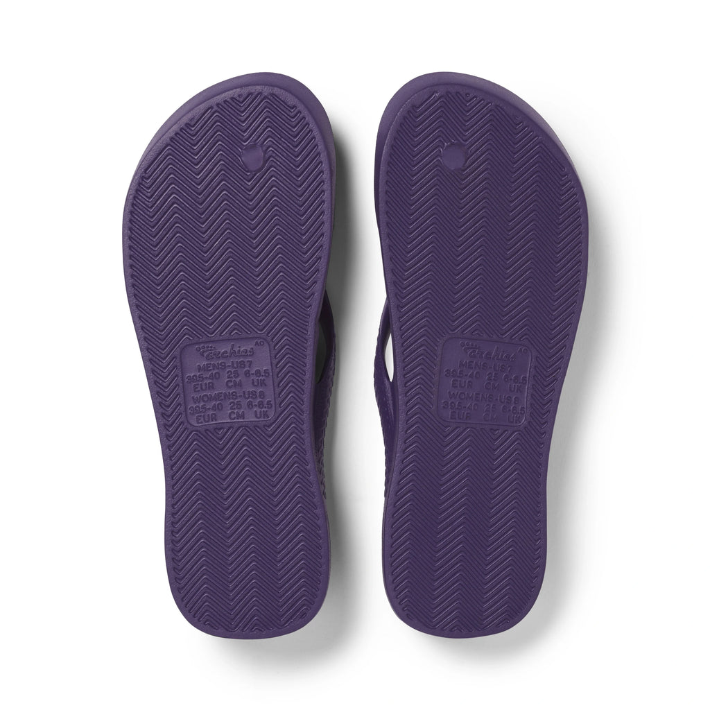 Arch Support Flip Flops - Classic - Acai Purple