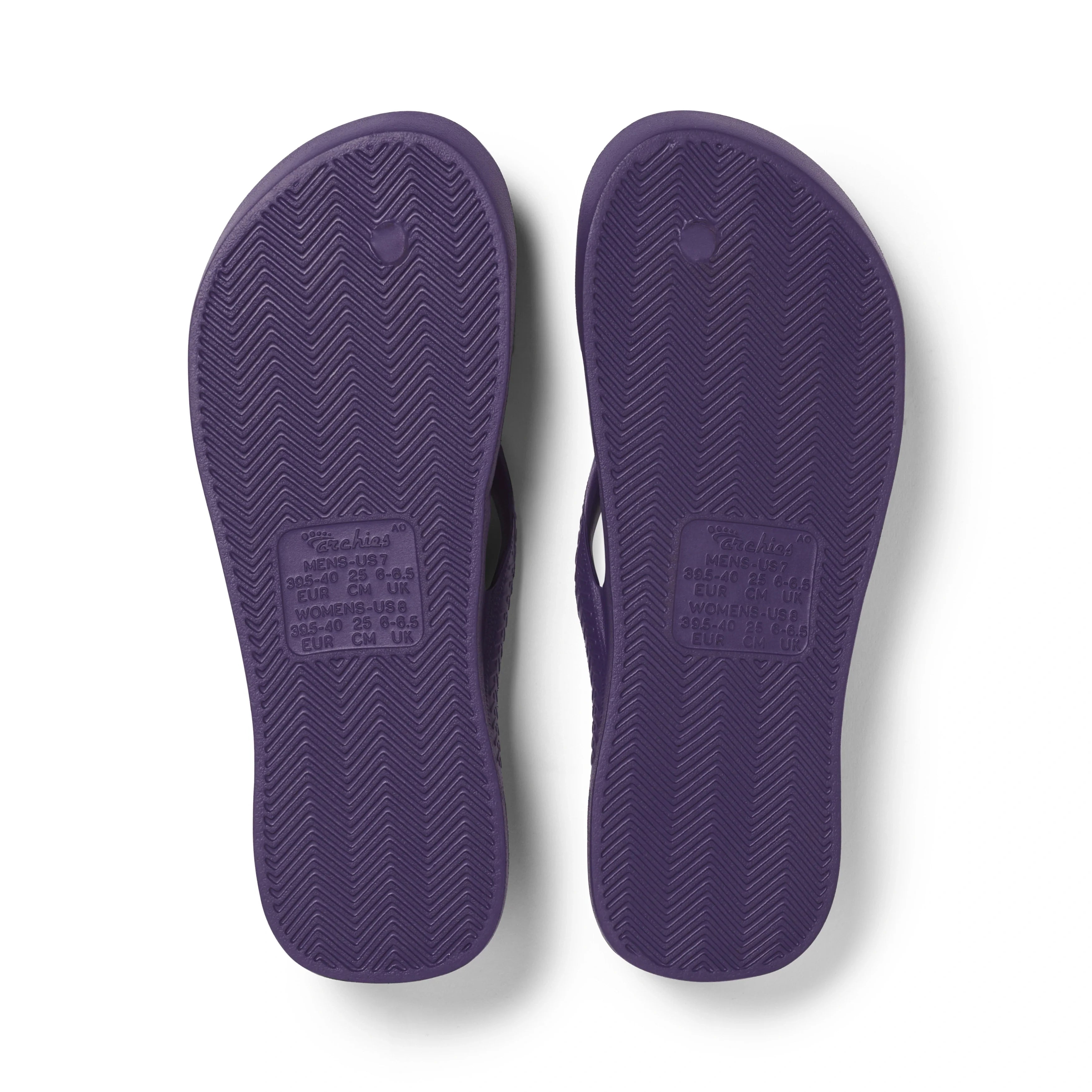 Arch Support Flip Flops - Classic - Acai Purple