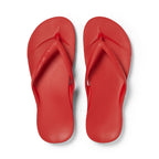 Arch Support Flip Flops - Classic - Chili Red