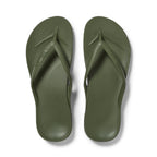 Arch Support Flip Flops - Classic - Olive