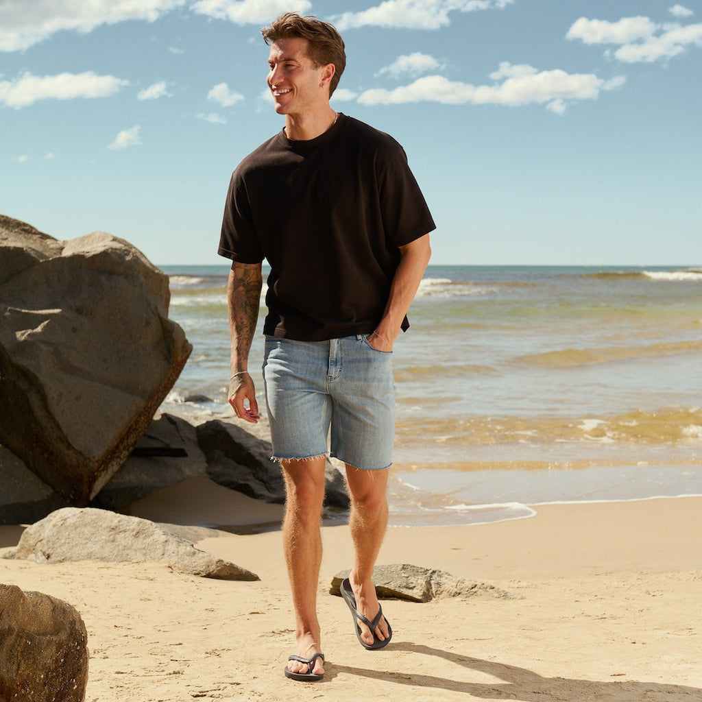 Arch Support Flip Flops - Classic - Navy