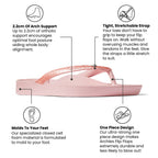Arch Support Flip Flops - Classic - Pink