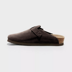Suede Clogs