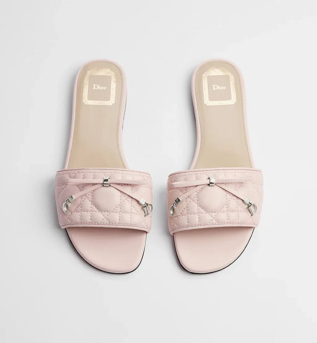 Dior Cannage Slide Soupir Pink
