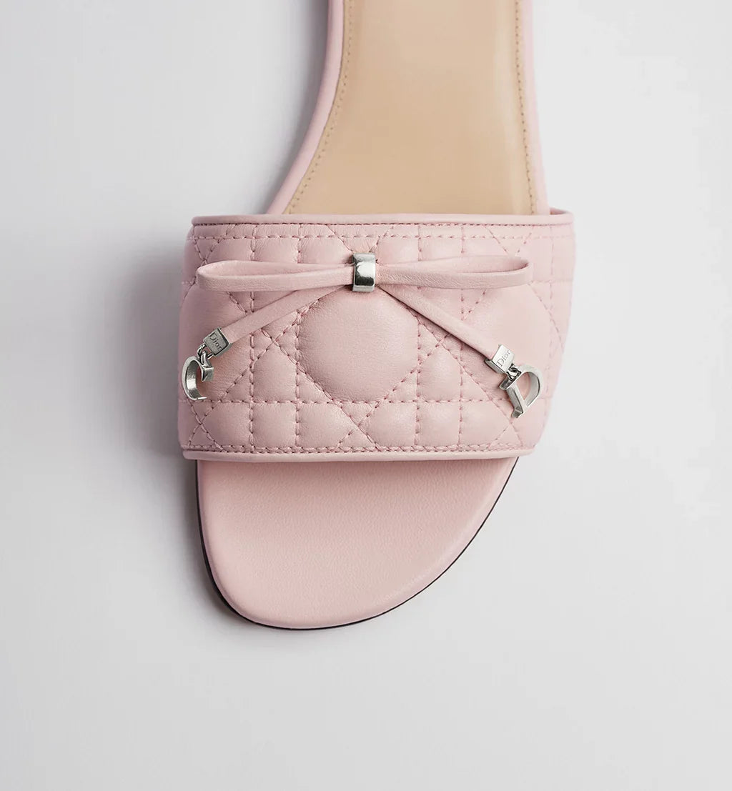 Dior Cannage Slide Soupir Pink