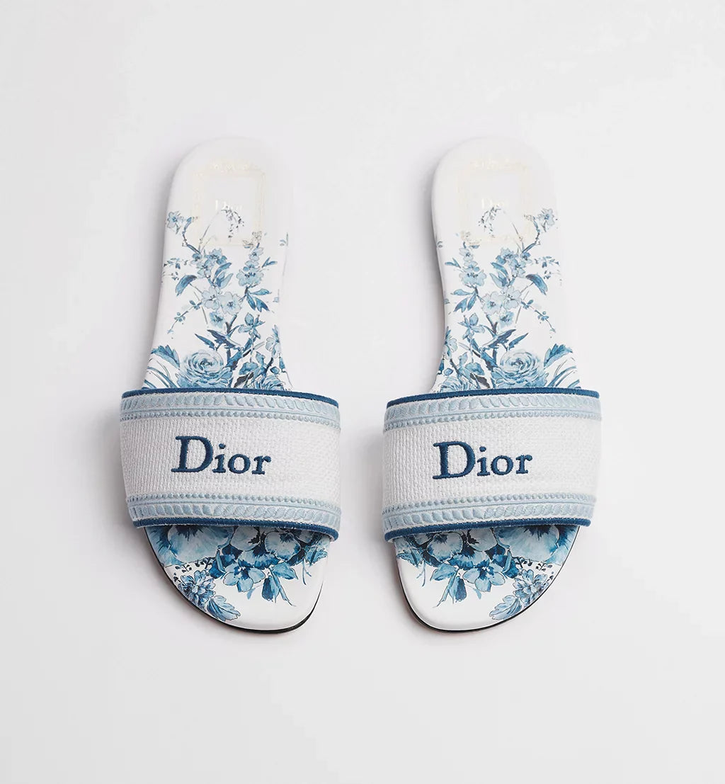Dior Dway slide White and Blue