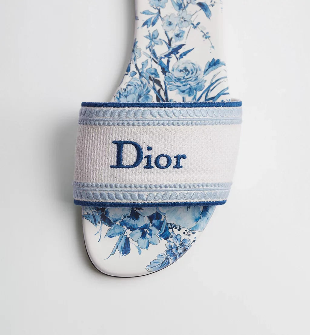 Dior Dway slide White and Blue