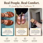 Elara™ Cross Strap Comfort Sandals.
