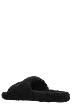 Balenciaga Political Logo Furry Slides