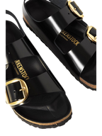 Birkenstock Milano Leather Sandals Black