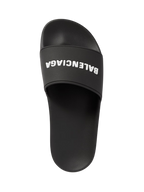 Balenciaga Piscine Logo-Embossed Rubber Slides