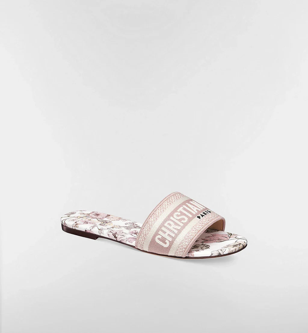 Dior Dway slide Cotton and Rose