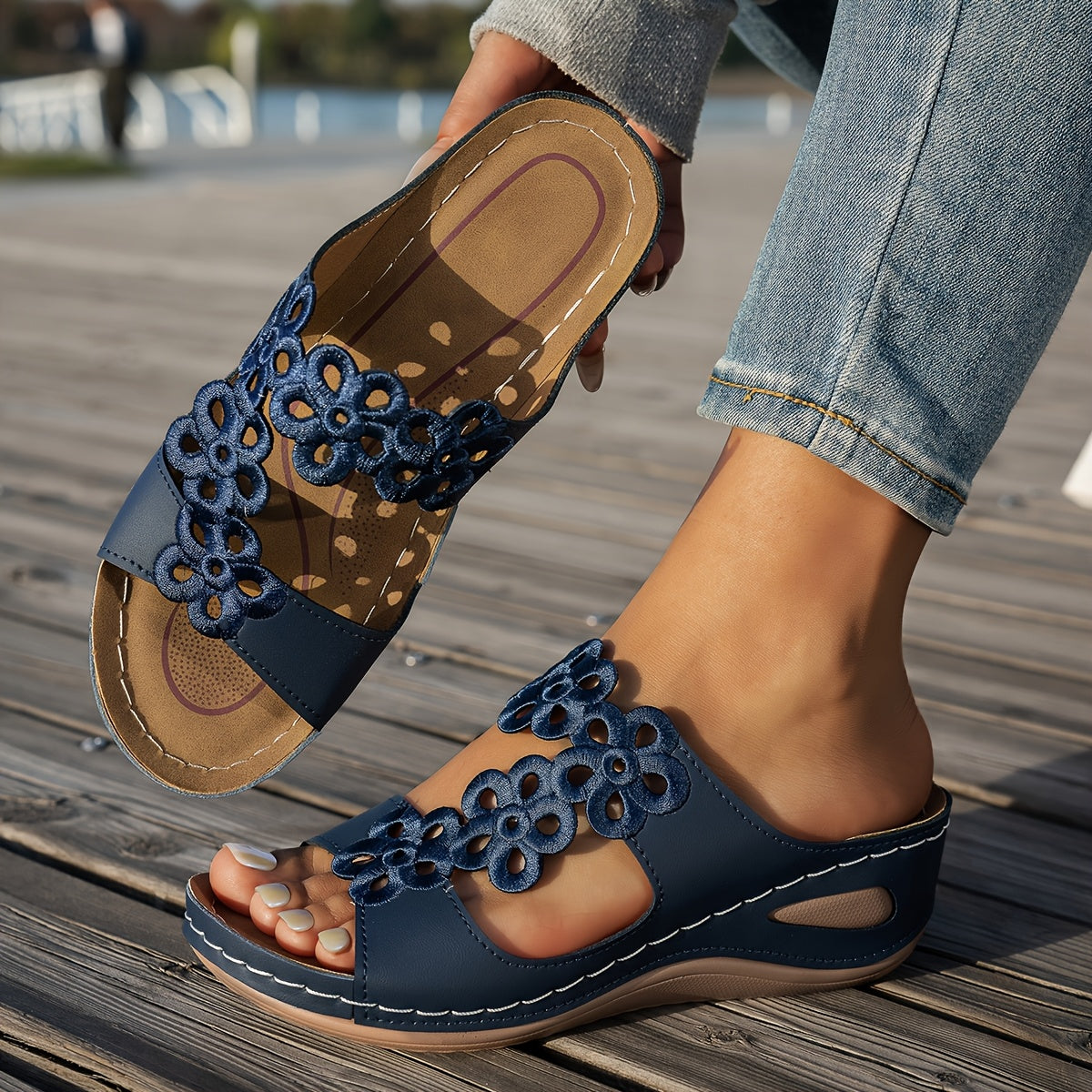 Shirley - Comfortable Wedge Sandals