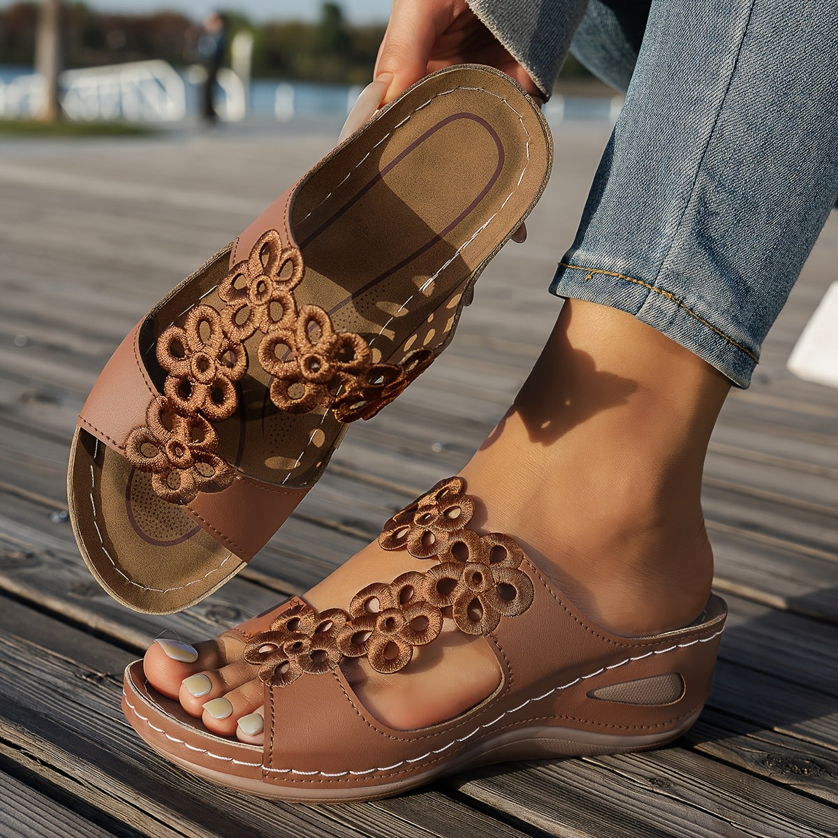 Shirley - Comfortable Wedge Sandals