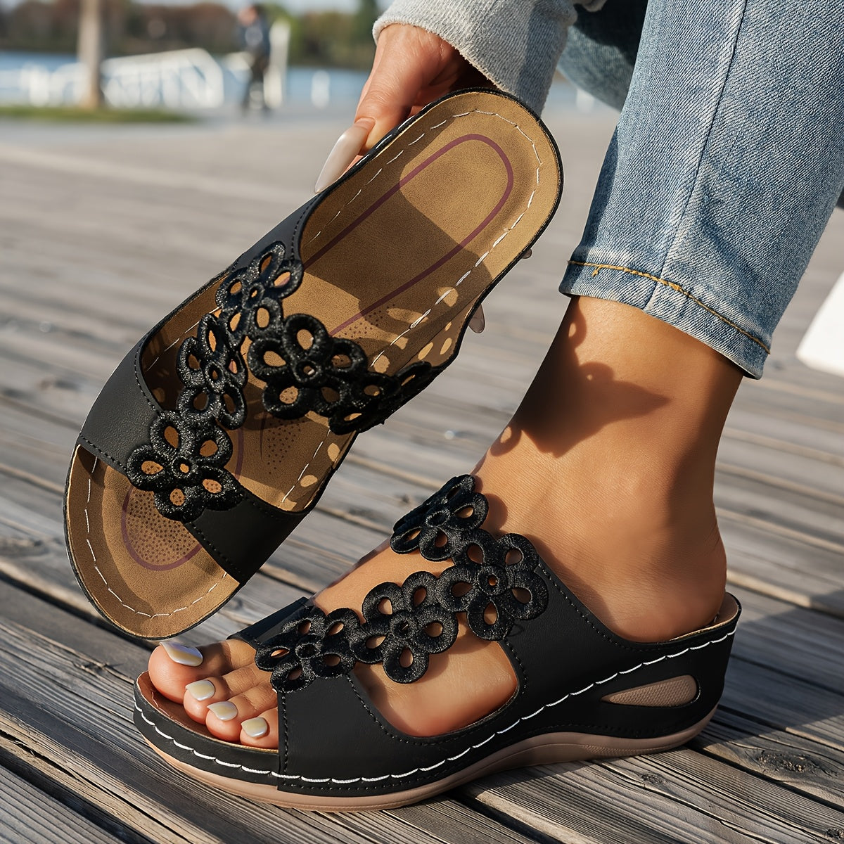 Shirley - Comfortable Wedge Sandals